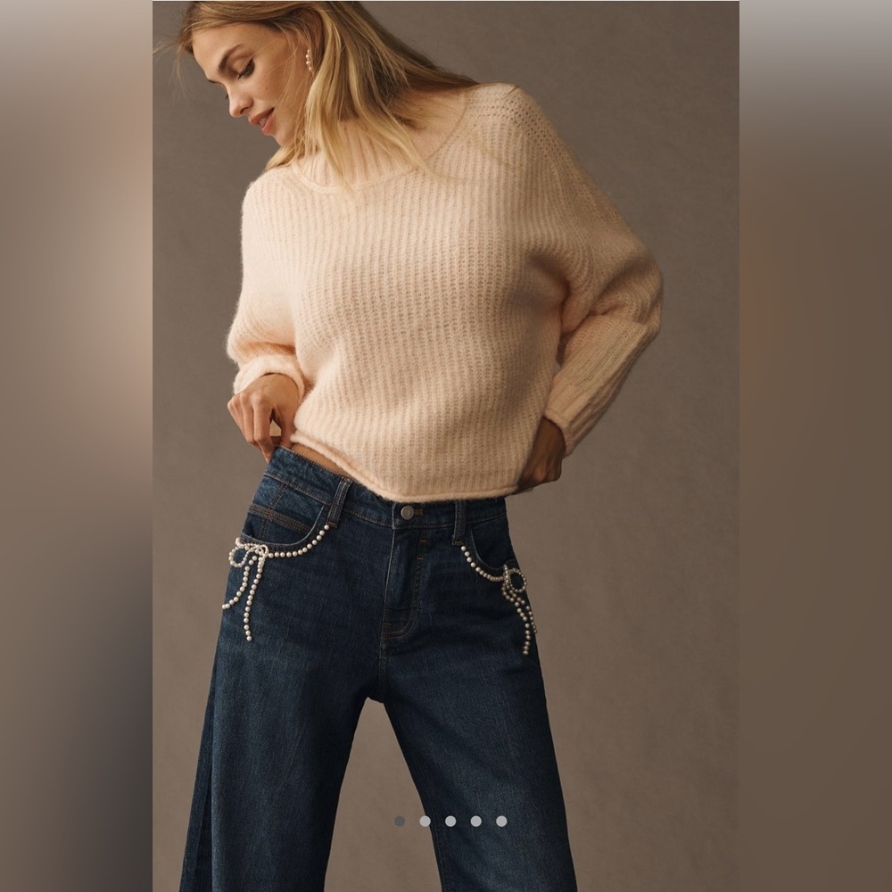 Anthropologie Pilcro Pearl Details Jeans